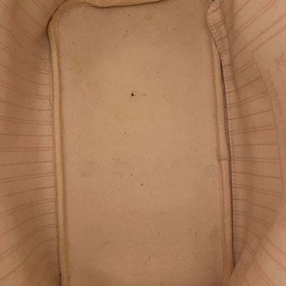 Authentic Louis Vuitton Neverfull MM, Damier Azur - Picture 5 of 6